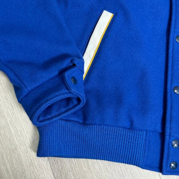 Vintage Greater Vancouver Ford Mustang Association 66 Coupe Varsity Jacket - M - Picture 8 of 11